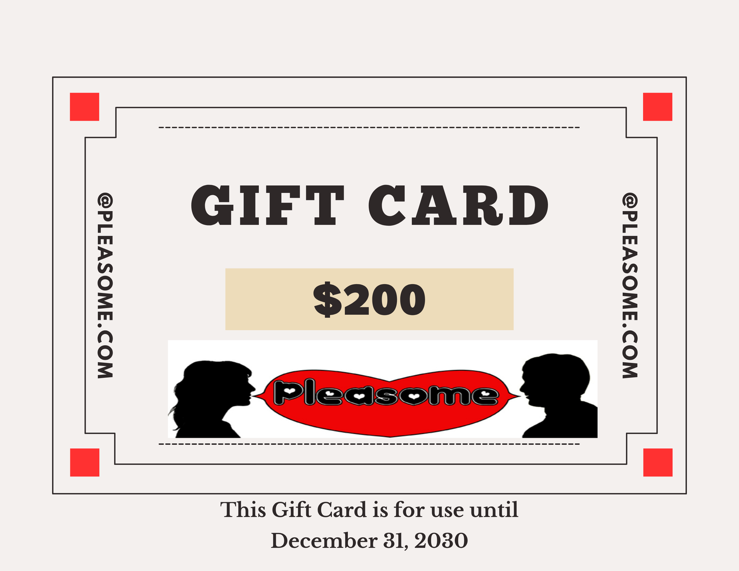 Pleasome Gift Card